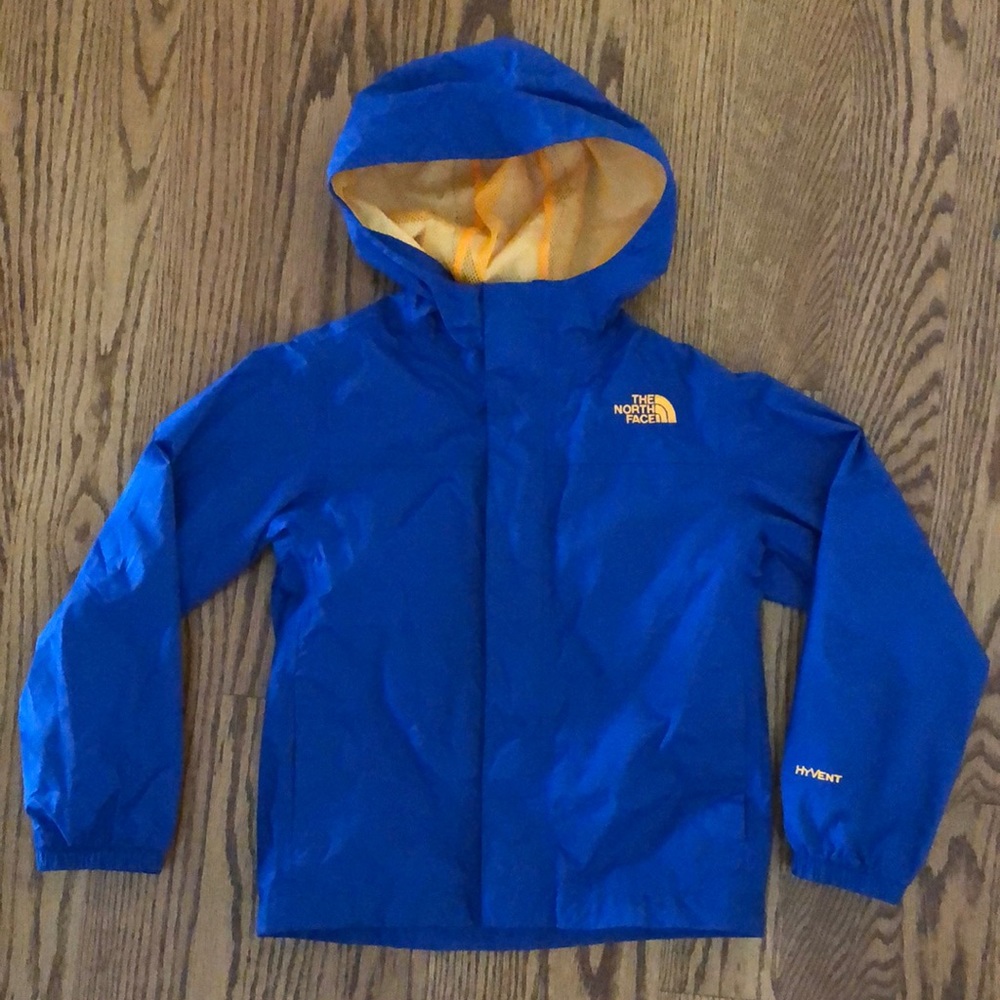 The North Face rain coat jacket boys xs